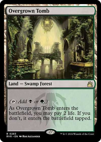 Overgrown Tomb (Ravnica Remastered) Light Play Foil