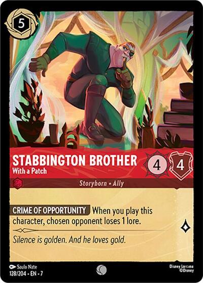Stabbington Brother - With a Patch (Archazia's Island) Near Mint