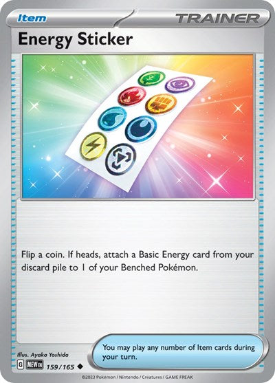 Energy Sticker (Scarlet and Violet: 151) Near Mint Reverse Holofoil