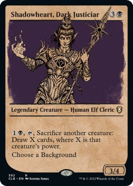 Shadowheart, Dark Justiciar (Showcase) (Commander Legends: Battle for Baldur's Gate) Light Play