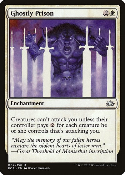 Ghostly Prison (Planechase Anthology) Light Play