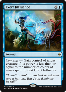 Exert Influence (Battle for Zendikar) Near Mint Foil