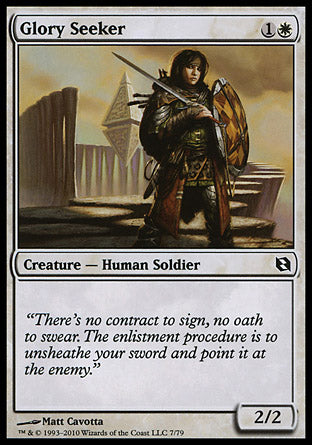 Glory Seeker (Duel Decks: Elspeth vs Tezzeret) Light Play