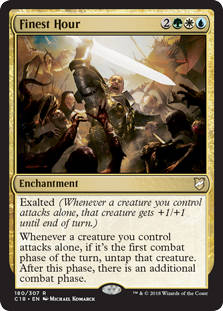Finest Hour (Commander 2018) Light Play