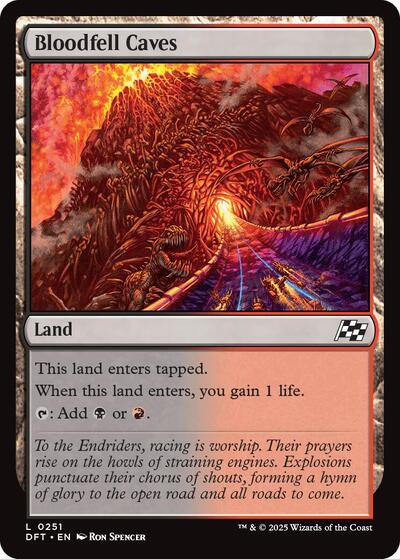 Bloodfell Caves (Aetherdrift) Near Mint Foil