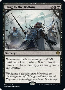 Drag to the Bottom (Dominaria United) Light Play