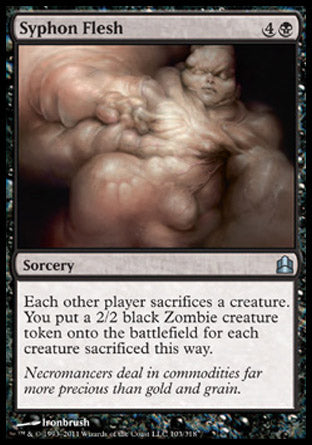 Syphon Flesh (Commander) Light Play