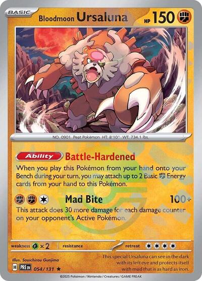 Bloodmoon Ursaluna (Poke Ball Pattern) (SV: Prismatic Evolutions) Near Mint Holofoil