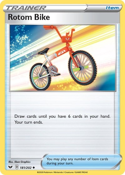 Rotom Bike (SWSH01: Sword & Shield Base Set) Near Mint