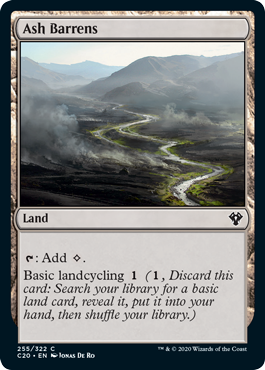 Ash Barrens (Commander 2020 Ikoria) Light Play