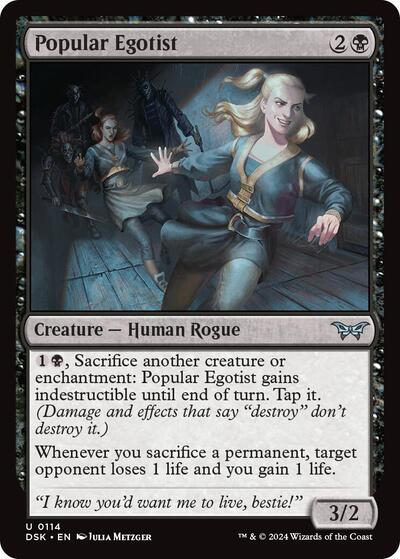 Popular Egotist (Duskmourn: House of Horror) Near Mint Foil