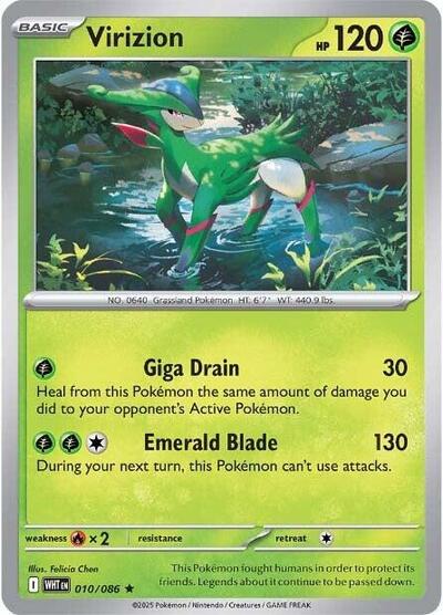 Virizion (SV: White Flare) Near Mint Holofoil