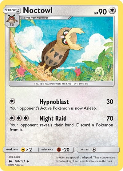 Noctowl (SM - Burning Shadows) Near Mint