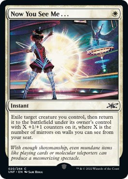 Now You See Me... (Unfinity) Light Play Foil