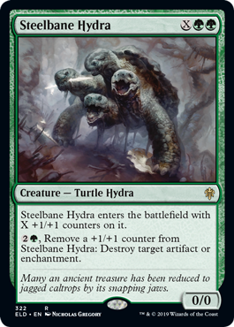 Steelbane Hydra (Throne of Eldraine) Light Play
