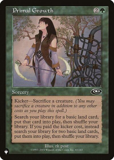 Primal Growth (The List) Near Mint