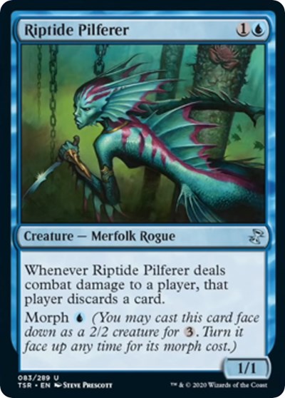 Riptide Pilferer (Time Spiral Remastered) Light Play Foil