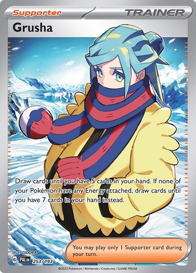 Grusha - 253 (SV02: Paldea Evolved) Near Mint Holofoil