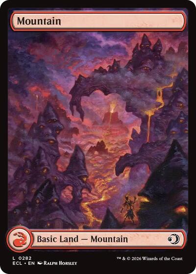 Mountain (0282) (Lorwyn Eclipsed) Near Mint Foil