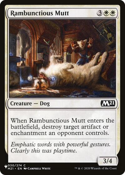 Rambunctious Mutt (The List) Near Mint
