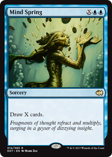 Mind Spring (Duel Decks: Merfolk vs Goblins) Near Mint