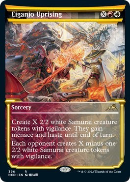 Eiganjo Uprising (Showcase) (Kamigawa: Neon Dynasty) Near Mint Foil