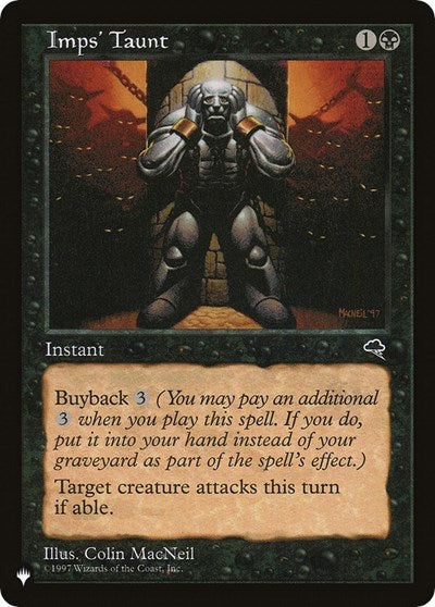 Imps' Taunt (The List) Light Play