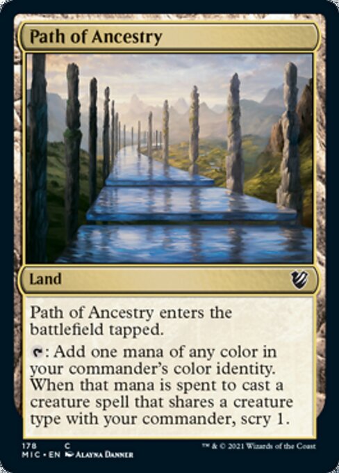 Path of Ancestry (Commander 2021 Midnight Hunt) Near Mint