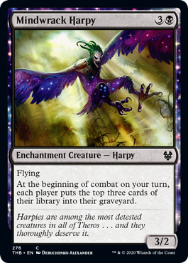 Mindwrack Harpy (Theros Beyond Death) Light Play