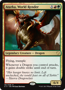 Atarka, World Render (Commander 2017) Light Play