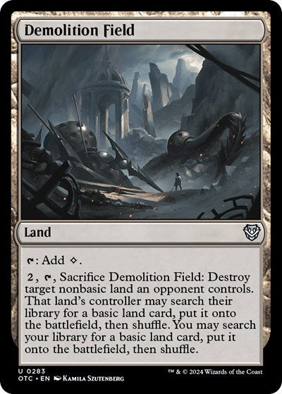 Demolition Field (Commander: Outlaws of Thunder Junction) Near Mint