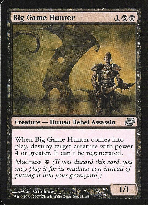 Big Game Hunter (Planar Chaos) Light Play