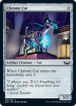 Chrome Cat (Streets of New Capenna) Light Play Foil