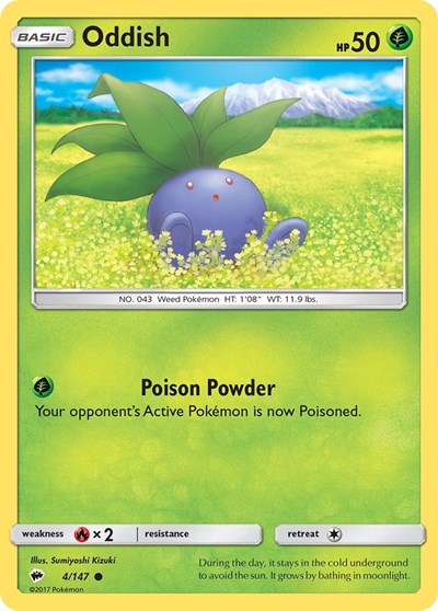 Oddish (SM - Burning Shadows) Near Mint