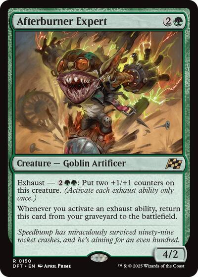 Afterburner Expert (Aetherdrift) Near Mint Foil