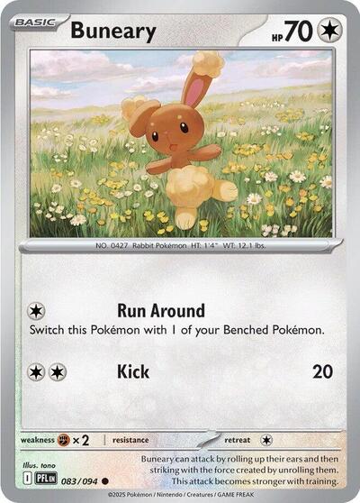 Buneary (ME02: Phantasmal Flames) Near Mint Reverse Holofoil