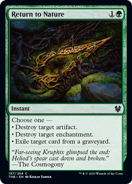 Return to Nature (Theros Beyond Death) Light Play Foil