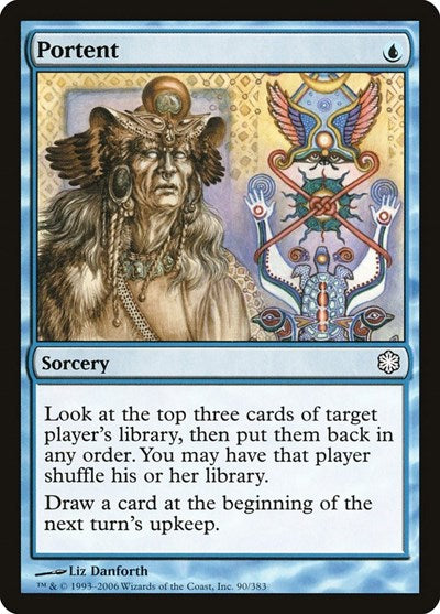 Portent (Coldsnap Theme Deck Reprints) Light Play
