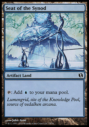 Seat of the Synod (Duel Decks: Elspeth vs Tezzeret) Light Play