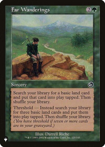 Far Wanderings (The List) Near Mint