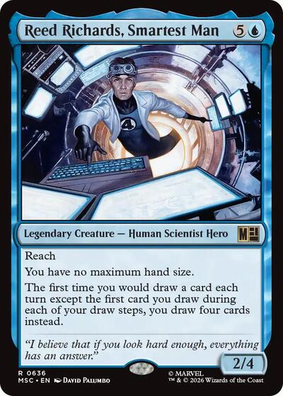 Reed Richards, Smartest Man (Commander: Marvel Super Heroes) Near Mint