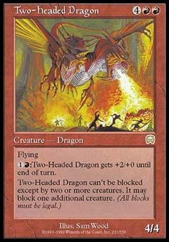 Two-Headed Dragon (Mercadian Masques) Light Play