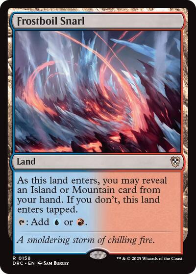 Frostboil Snarl (Commander: Aetherdrift) Light Play