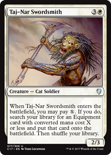 Taj-Nar Swordsmith (Commander 2017) Light Play