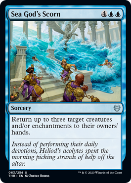 Sea God's Scorn (Theros Beyond Death) Light Play Foil
