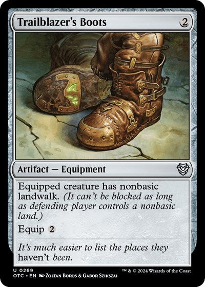 Trailblazer's Boots (Commander: Outlaws of Thunder Junction) Near Mint