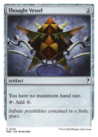Thought Vessel (White Border) (Mystery Booster 2) Near Mint