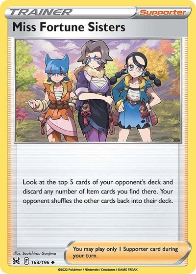 Miss Fortune Sisters (SWSH11: Lost Origin) Near Mint