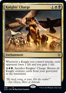 Knights' Charge (Throne of Eldraine) Light Play