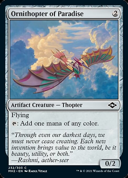 Ornithopter of Paradise (Modern Horizons 2) Light Play